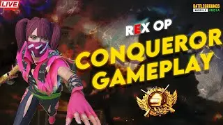 BGMI🇮🇳CONQUEROR LOBBY🔥| IPHONE 12 GamePlay | UnBan Soon ? #rexop #conquerorpush #Trippleconqueror