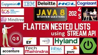 Java 8 Stream API Interview Questions: Flatten Nested Lists Using Stream API in Java 8