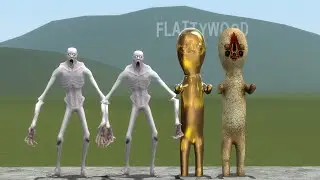 SCP-096 VS GOLD SCP-173!! Garrys Mod Sandbox