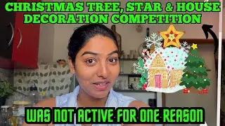 Christmas Tree, Star & House Decoration Competition Vlog | Konkani Vlog | Spaina And Angelo