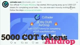 Free 5000 CoTraders tokens Airdrop