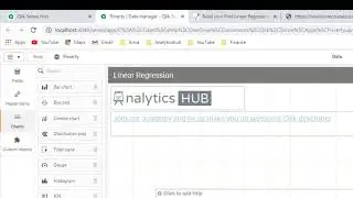 Simple Linear Regression in Qlik Sense