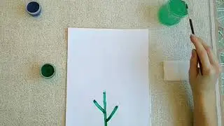 Рисуем подснежник