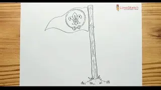 HOW TO DRAWING SCOUT FLAG