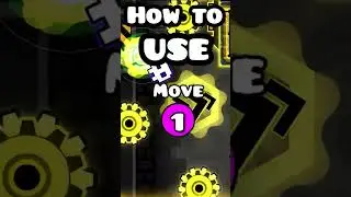 How To Use The Move Trigger In Geometry Dash! #shorts