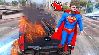 الولد الخارق دمر باتمان الشرير😱🔥!! | فلم قراند
