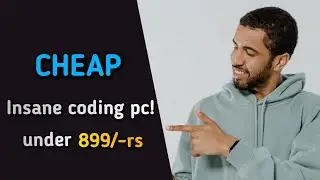 DO YOU BELIVE THIS CODING SETUP IS 899!! | best desktop pc for coding | best mini pc for coding