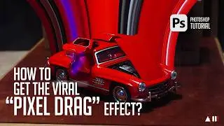 PIXEL DRAG: How to Achieve the Viral Effect in Adobe Photoshop