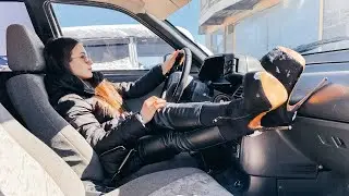 CRANKING || Tanya long time Cranking in High heels ankle boots