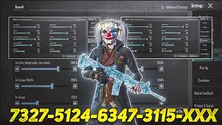 New Update 3.3⚡Best Sensitivity Code + Control Settings Pubg Mobile/Bgmi Sensitivity 2024