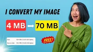16X Image Upscaler: How I Convert My Image 4 MB to 70 MB in ONE CLICK | Easy & Free Method