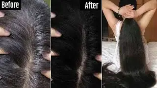White Hair To Black Permanently in 30 Minutes Naturally | Coffee For Jet Black At Home | 100% Works