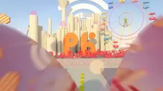 Children and teenagers network teaser, Faam. 3d animation, 3d render.
