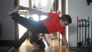 yoga challenge with my sister