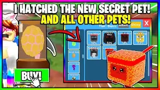 CLICKING CHAMPIONS *NEW* NINJA UPDATE!  I *HATCHED* EVERY PET In the NEW EGG! (INCLUDING SECRET!)