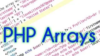 PHP Basics : Arrays