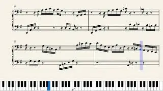 Cello Suites #1 Prelude, Bwv1007  – Johann Sebastian Bach - Two handed