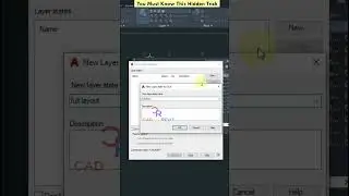 Layer States Hidden Trick in AutoCAD 