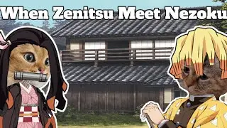 Demon Slayer : Zenitsu X Nezuko - CAT MEMES