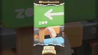 My Stop🚆 | Party Animals #funny #partyanimals #shorts