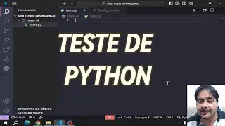 TESTE DE PYTHON NO VS CODE