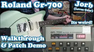 Roland GR-700 Guitar Synth // Demo & Walkthrough