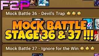 MOCK BATTLE 36 & 37 ⭐⭐⭐ !!! SUMMONERS WAR