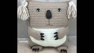 Koala tejido a crochet súper tierno