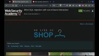 1.12 Lab: Blind SQL injection with out-of-band interaction | 2023
