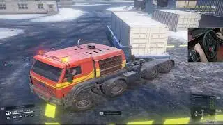 Drilling Stuff Delivery||Azov6431Truck||Logitech g29 Steering Wheel
