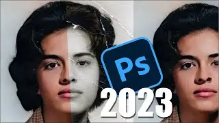 Recover Damage Image || Photoshop 2023 New Update 😍 || Photo Restoration || Photoshop tutorial