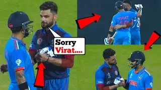 Virat kohli heart winning gesture for naveen ul haq | ind vs afg world cup 2023