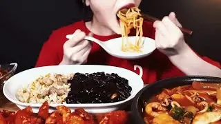 Food Cravings. Jjampong. Slurpiest delicious ASMR Mukbang Eating Show