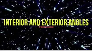 Finding the size of each interior and exterior angle of a regular polygon