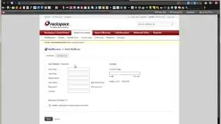 Creating a Rackspace User