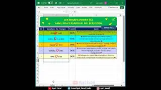 Aplikasi Persentase Berjodoh Excel ( Game Live Tiktkok  )