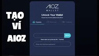 How to create and use wallet AIOZ network