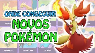 Onde conseguir novos Pokémon - Pokémon Unite