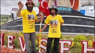 'Yürüyen Adamlar' Nevşehir'den yeniden yollarda