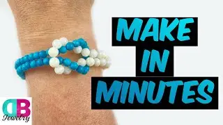 Tips for Making this Easy Beaded Bracelet Inspired by Pinterest: DIY Beaded Bracelet