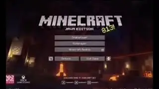 Minecraft title screen concept