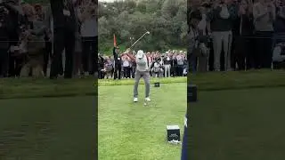 Tiger Woods swing 16th hole at Riviera  