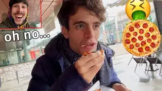 FACCIO PROVARE AL MIO AMICO NAPOLETANO LA PIZZA DEL DISTRIBUTORE AUTOMATICO in SLOVENIA!