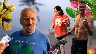 Филиппинский крыжовник | Выжигаем наши кусты | Мумаичка готовит филиппинскую еду | Жизнь в деревне