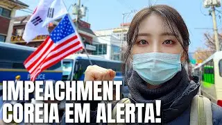 BRIGA NA COREIA! IMPEACHMENT EXPLODE PROTESTOS EM SEUL!