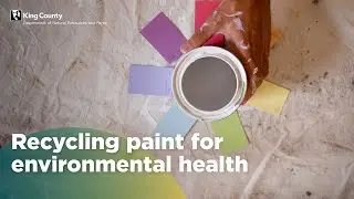 Recycling paint for environmental health