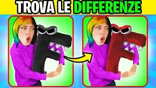 TROVA LE DIFFERENZE dell ALFABETO e dei RAINBOW FRIENDS nel QUIZ IMPOSSIBILE con KARIN