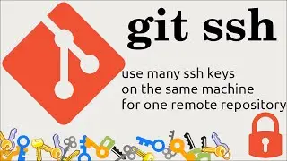 Authenticate with SSH keys to many repositories | Git tutorial