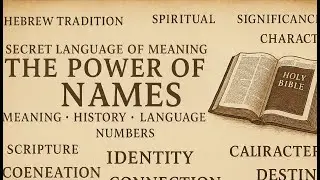 The Secret Language of Names Explained Through Hebrew and Numbers, Names in the Bible and Gematria