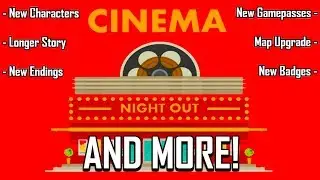 Roblox CINEMA MOVIE THEATER! - Full Walkthrough - All Endings